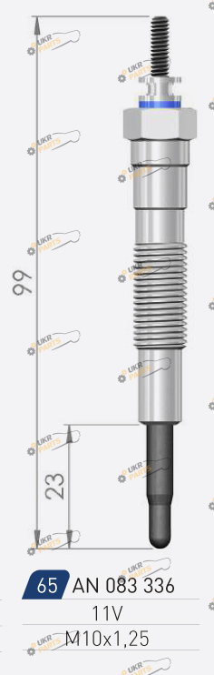 Свеча накаливания A-N PARTS 083 336